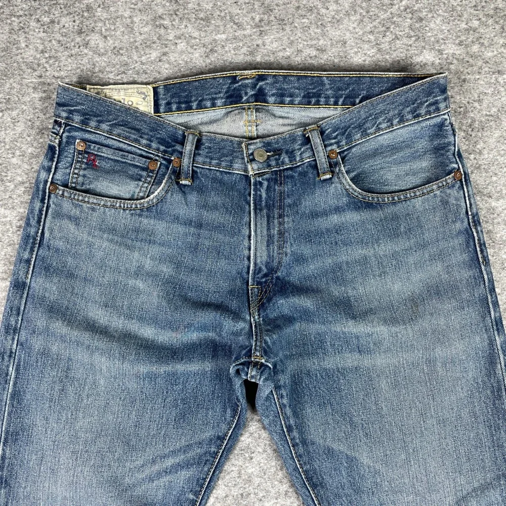 Polo Ralph Lauren Jeans Mens 33x32 Blue Authentic Dungarees Denim